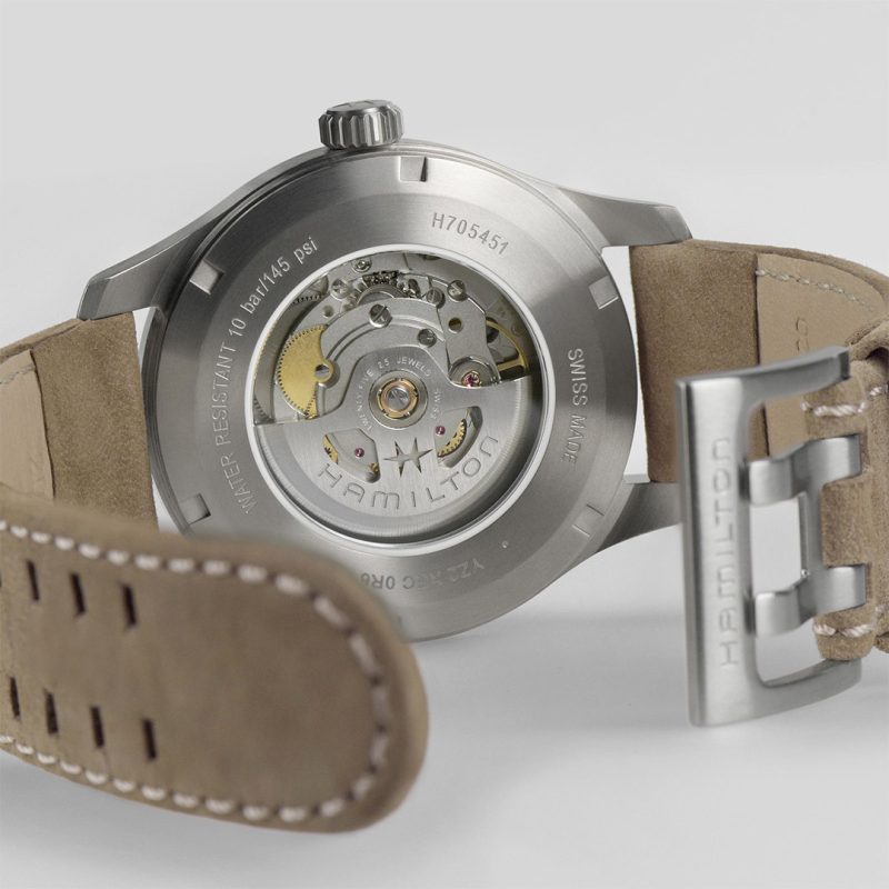 Orologio Hamilton Khaki Field Titanium Blu H70545540