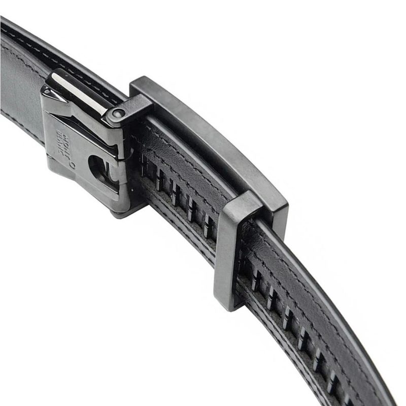 Cintura Montblanc con PVD Nero 123894
