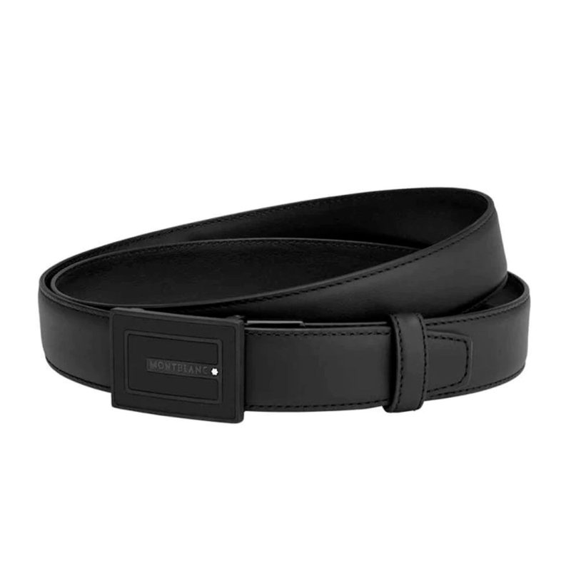 Cintura Montblanc con PVD Nero 123894