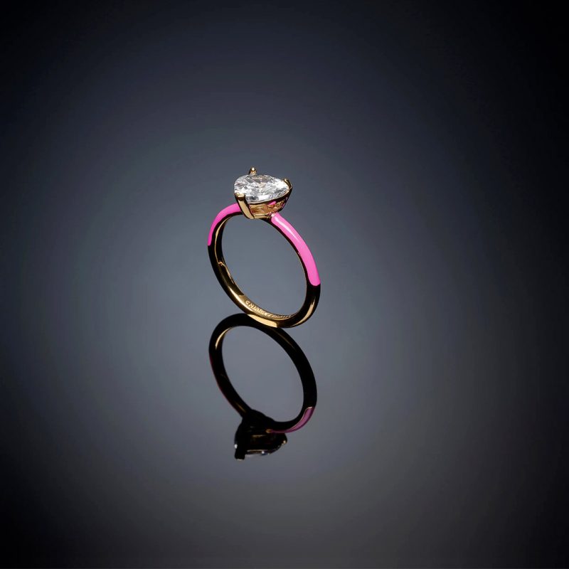 Anello Chiara Ferragni Love Parade Rosa J19AVI34