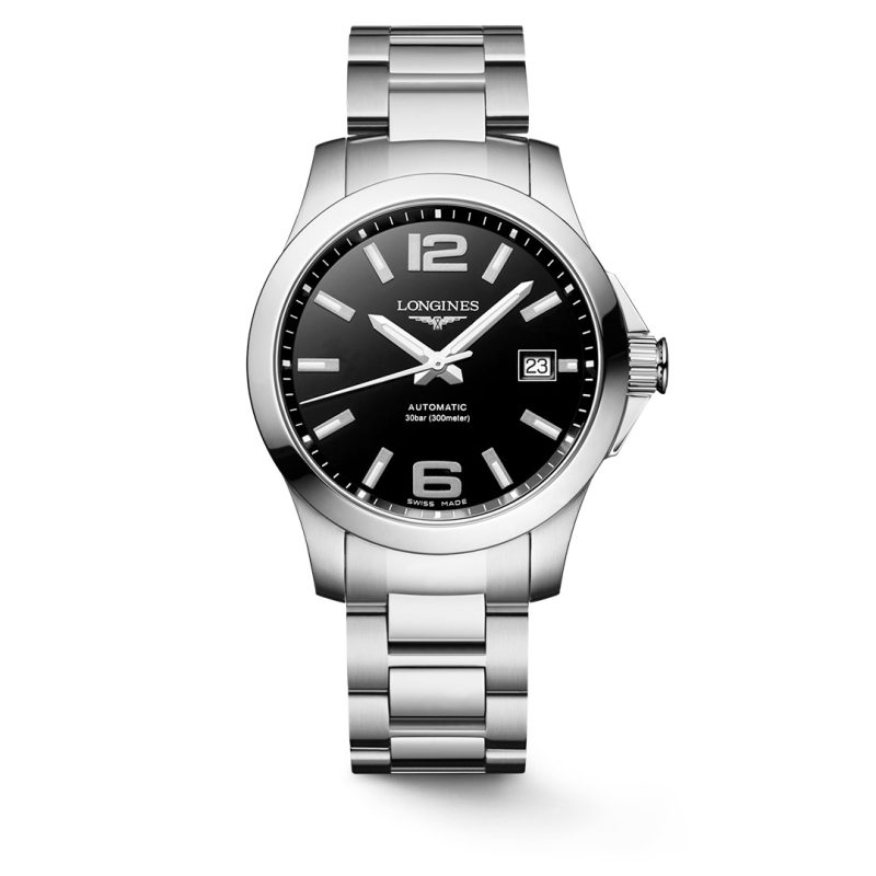 Orologio Longines Conquest Nero L37764586