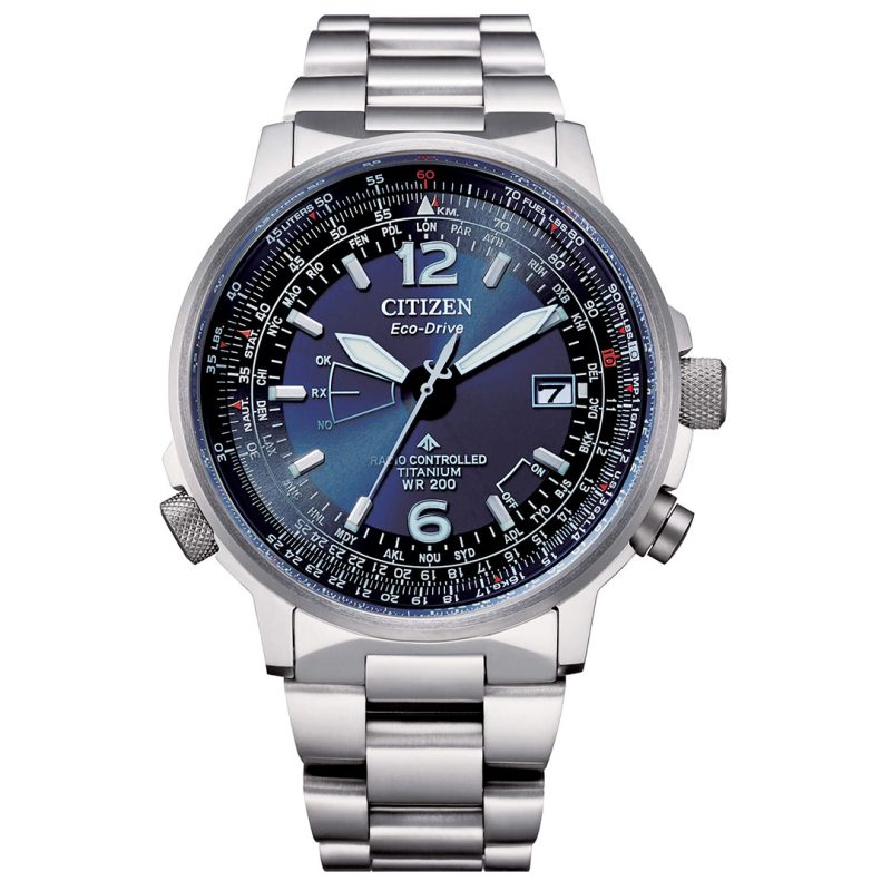 Orologio Uomo Radiocontrollato Eco Drive SuperTitanio CB0230-81L