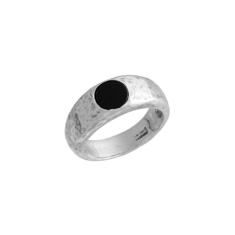 Anello Martellato Onice  Giovanni Raspini 11868