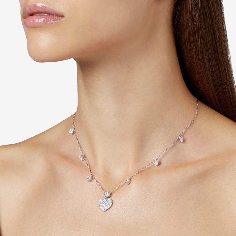Collana Girocollo Cuori In Argento Chiara Ferragni J19AXD01