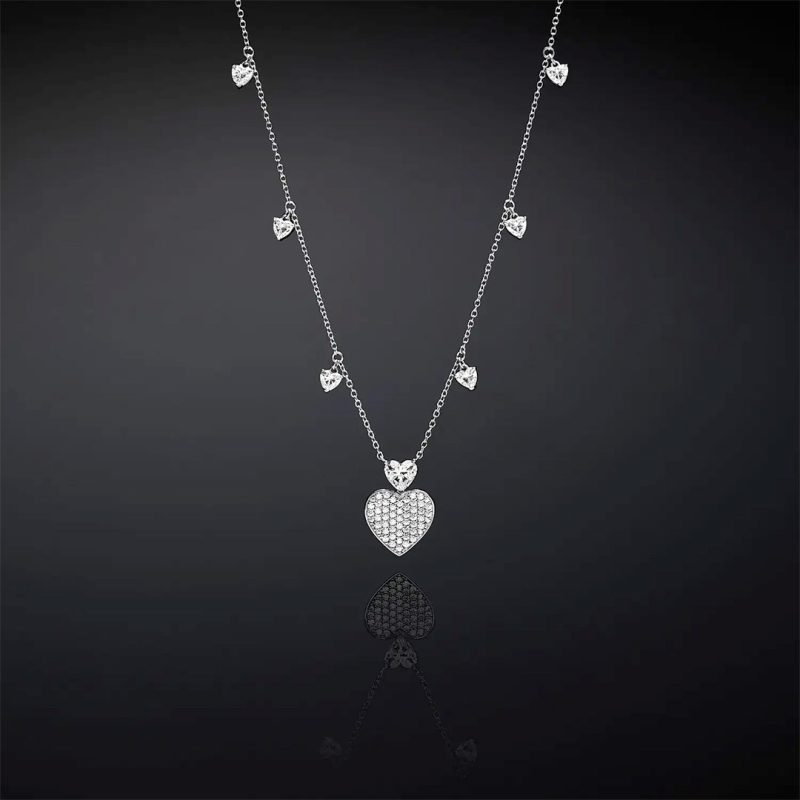 Collana Girocollo Cuori In Argento Chiara Ferragni J19AXD01