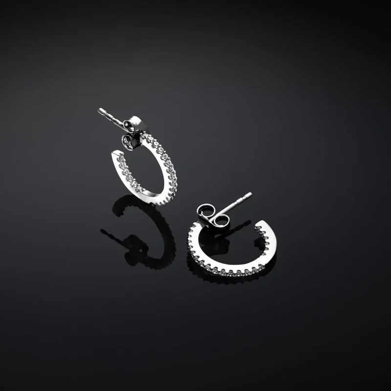 Orecchini Campanella Strass Argento Chiara Ferragni J19AXD08