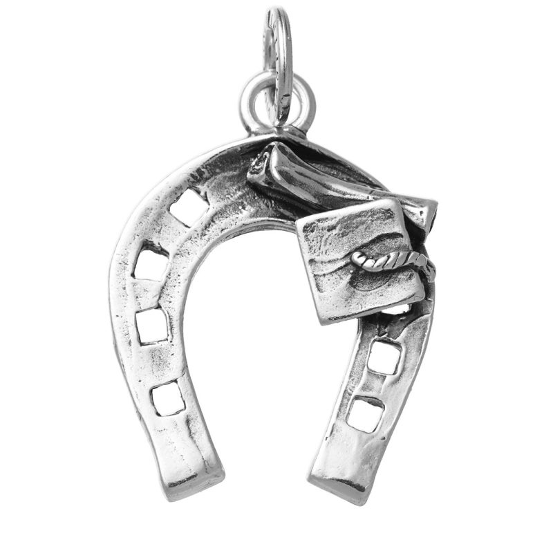 Charm Ferro Di Cavallo Laurea Grande Giovanni Raspini 11075