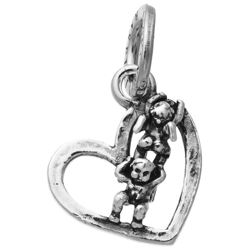 Charm Cuore Angeli Acrobati Giovanni Raspini 11090