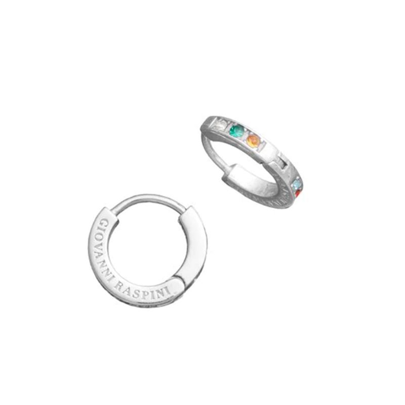 Orecchini Huggie Crystal Color Piccoli Giovanni Raspini 11956