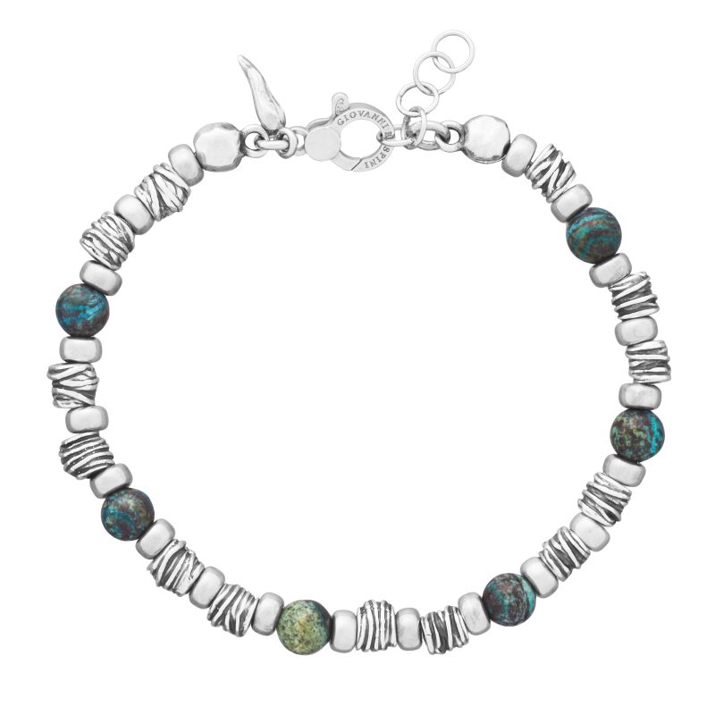 Bracciale Tango Diaspro Verde 22Cm L Giovanni Raspini 12211