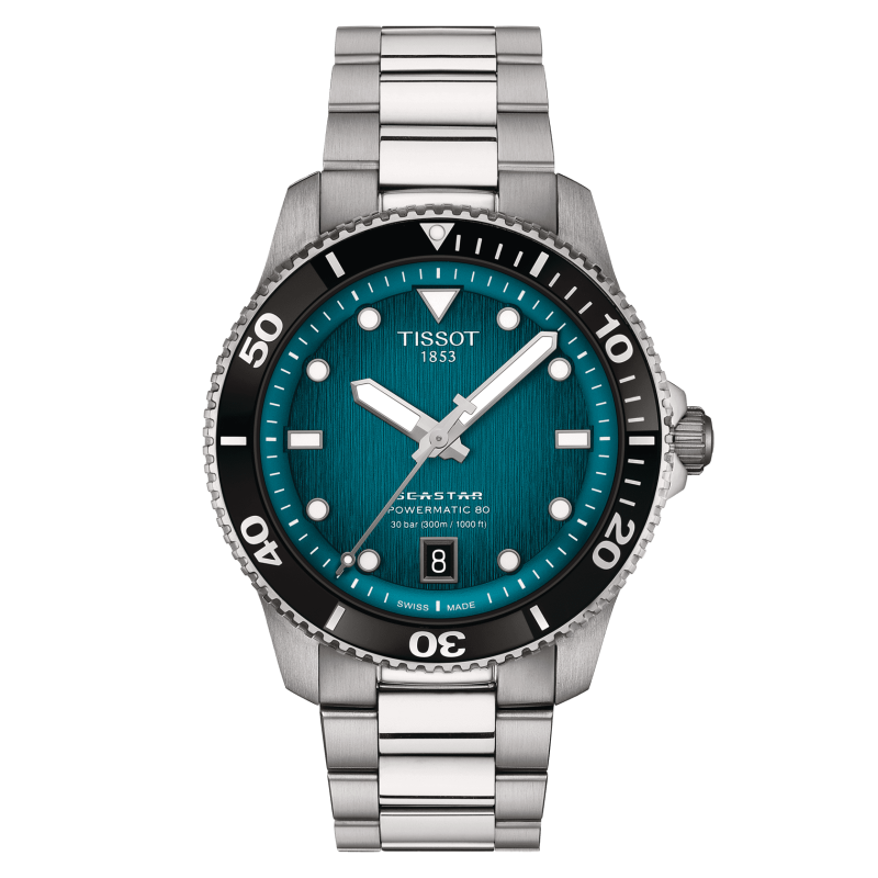 Orologio Tissot Seastar 1000 Powermatic 80 40mm T1208071109100