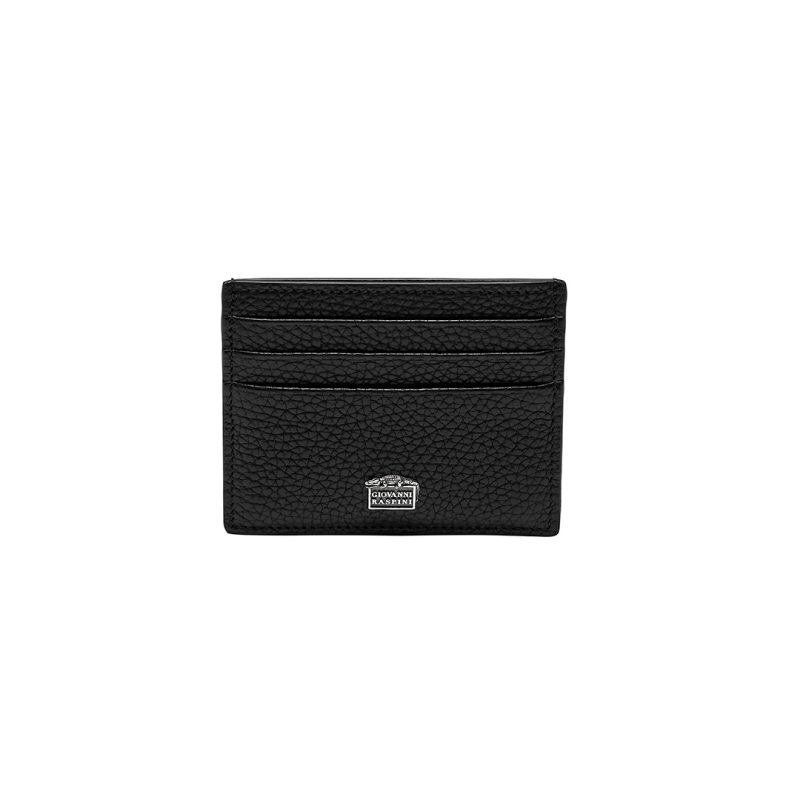 Portacarte Pelle Goffrata Nera Giovanni Raspini L0012