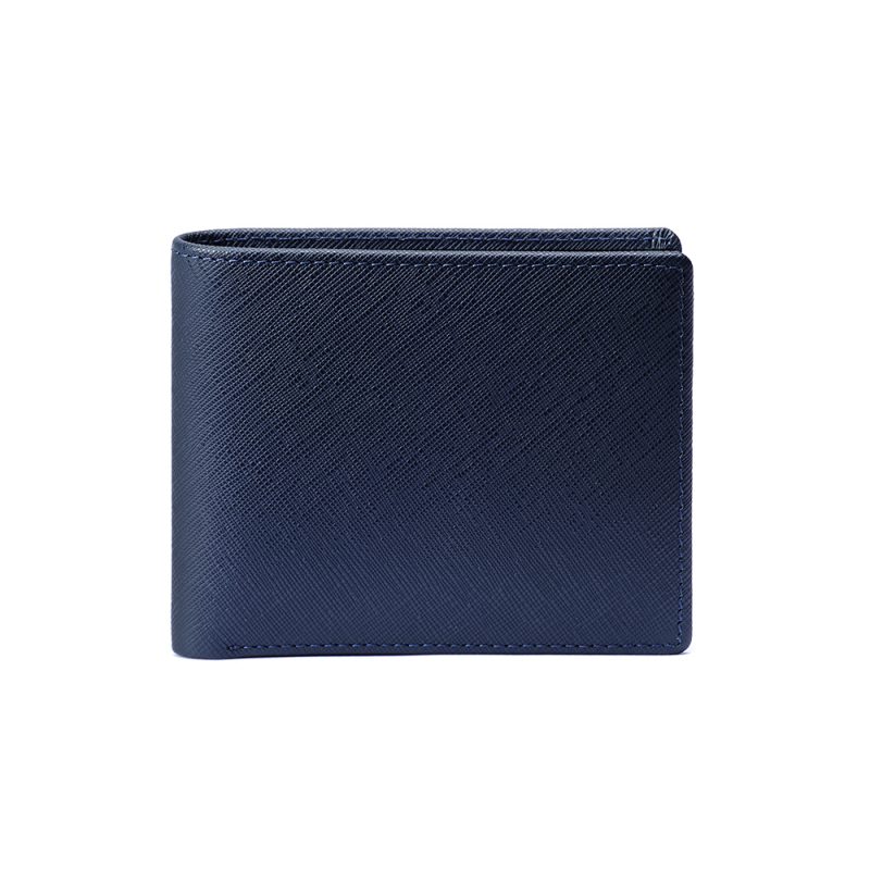Portafoglio In Pelle Blu Saffiano Ottaviani 87610