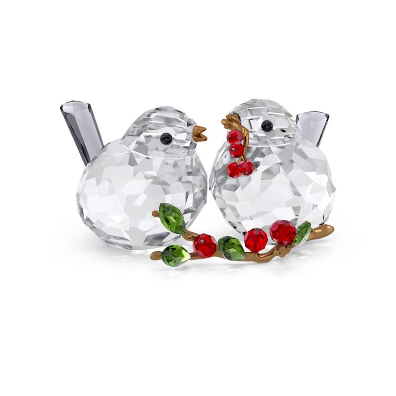 Idyllia Coppia di Uccelli e Bacche Swarovski 5701371