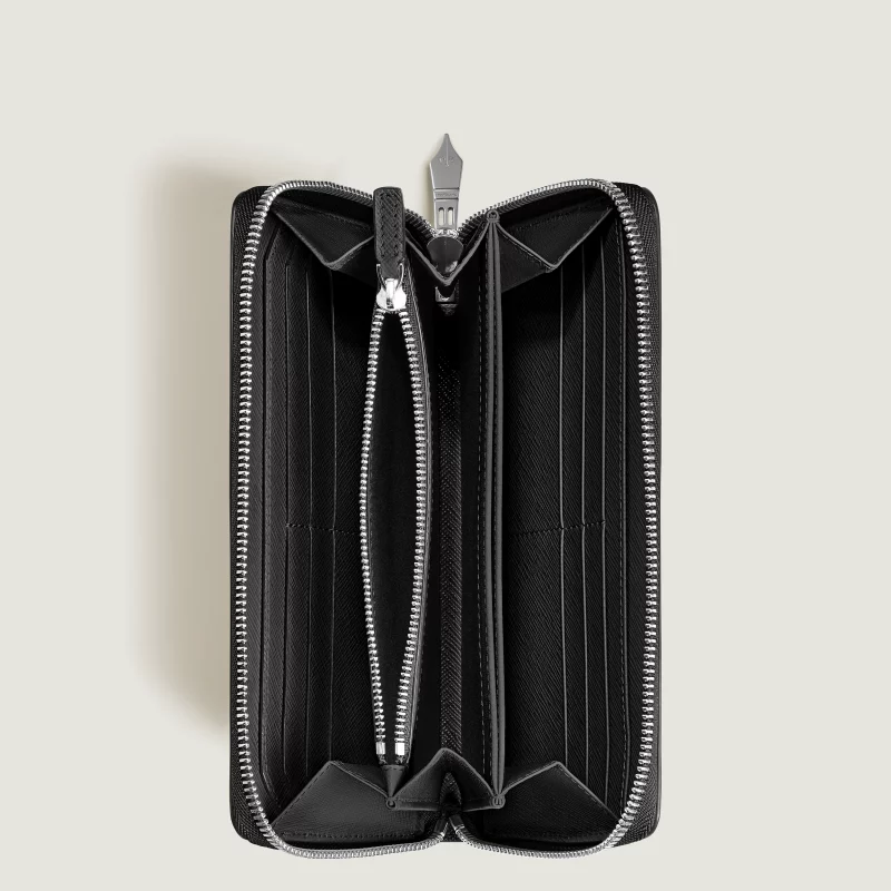Portafoglio 12 Scomparti Con Cerniera Sartorial Montblanc 220363 - immagine 2